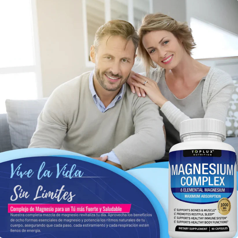 🇺🇸 Magnesium Complex™ 8 en 1 | El Secreto para Sentirse Bien
