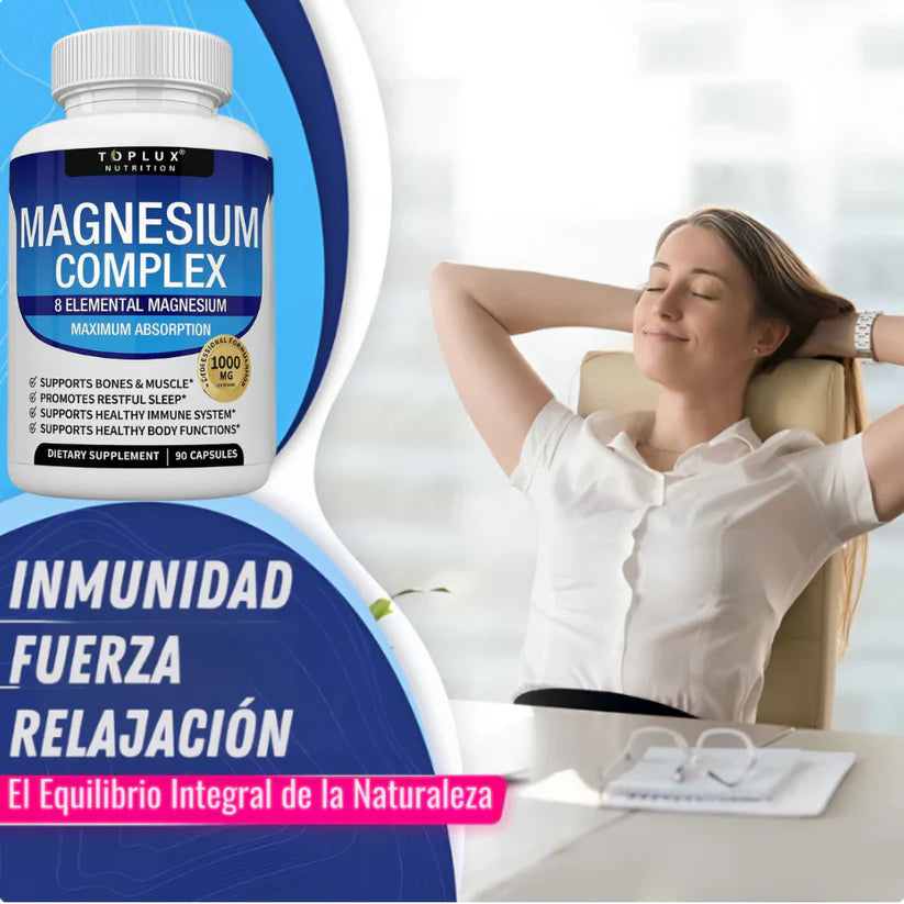 🇺🇸 Magnesium Complex™ 8 en 1 | El Secreto para Sentirse Bien